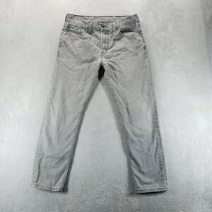 Levis 508 Jeans Mens 33x30 Gray Regular Tapered Medium Wash Denim Comfort